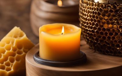 Healthy Beeswax Candles for Clean Air at Home